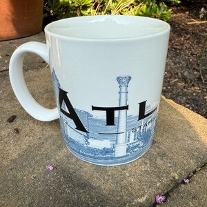 Starbucks 2002 Barista Skyline Series One Atlanta Skyline Coffee Mug